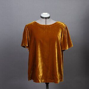 NWT- LOFT velvet top